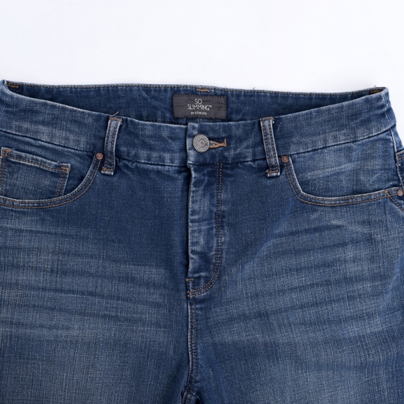 Chico's Women's So Slimming Ankle Denim Stretch Medium Wash Jeans Small - Picture 4 of 11